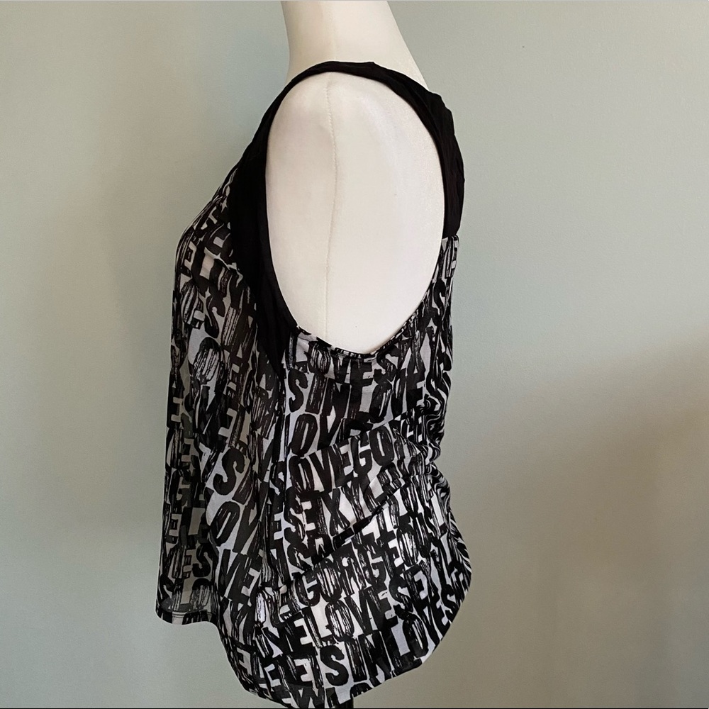 Dynamite Sheer Tank Top - Picture 3 of 6